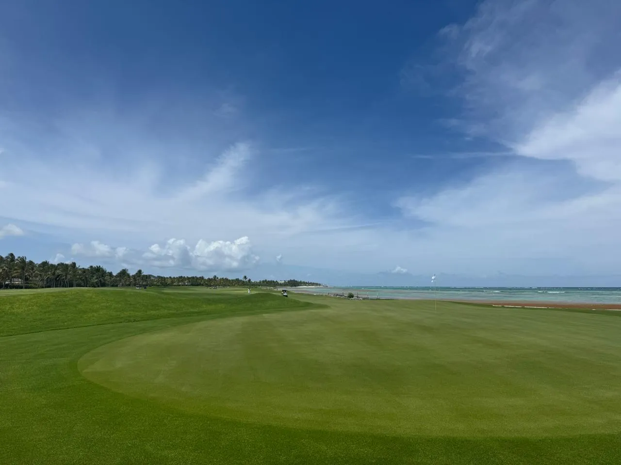 Golf course Colombia aerial